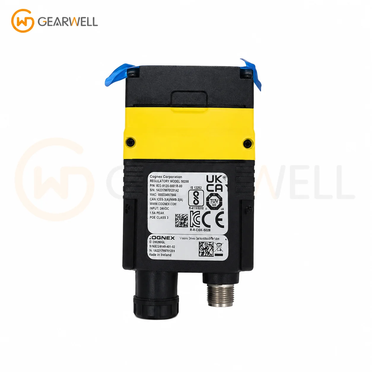 Фото Cognex DataMan 280 Series DM280QL DMR-280QL-0120 Стационарный 1D/2D сканер штрих-кодов, 6.2 мм, красный светодиод, PoE Ethernet, IP67 №1