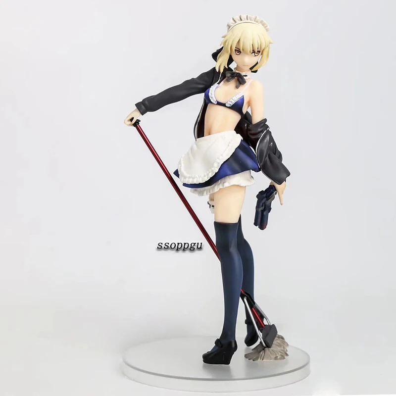 Японская аниме фигурка Fate stay night саблей купальник метла ПВХ экшн-фигурка