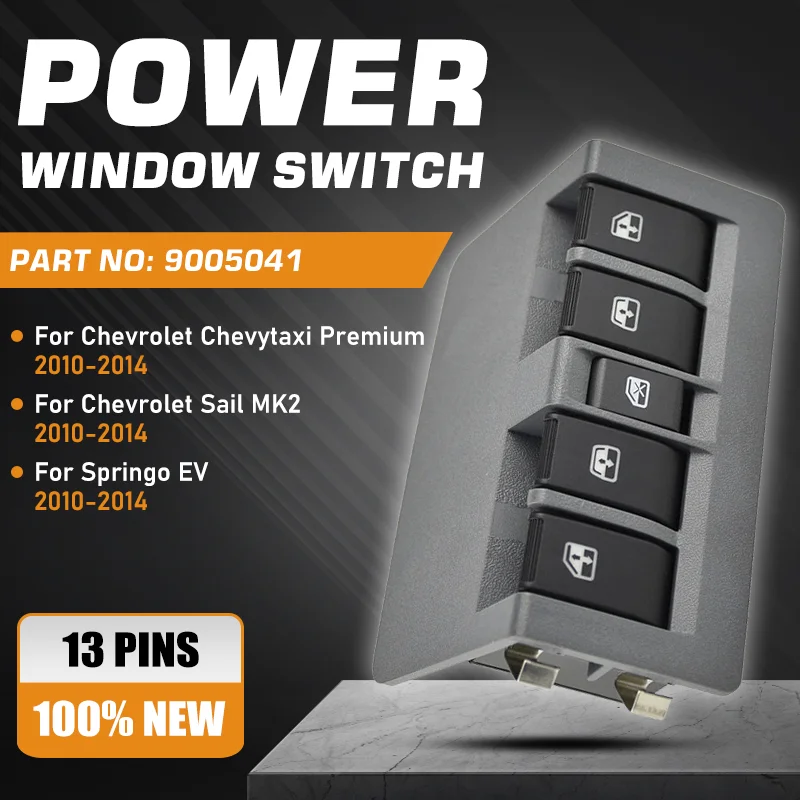 9005041 Для Chevrolet Chevytaxi Premium Sail II Springo EV 2010-2014 главный переключатель стеклоподъемника