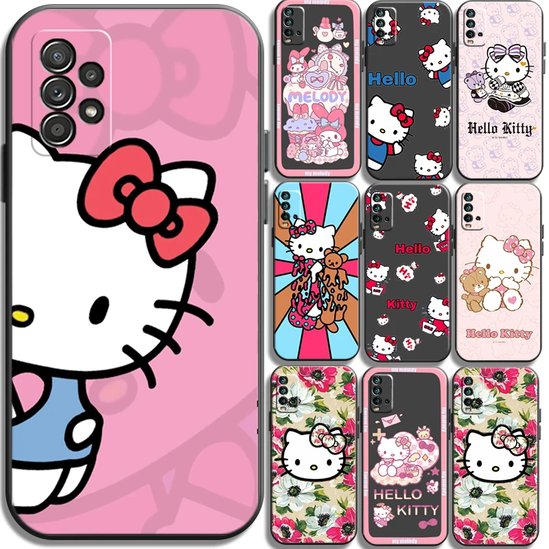 

Hello Kitty Cute Phone Cases For Xiaomi Redmi K40 Gaming K40 Pro K30 Pro K40 Pro Plus Redmi K20 K30 Cases Coque Back Cover