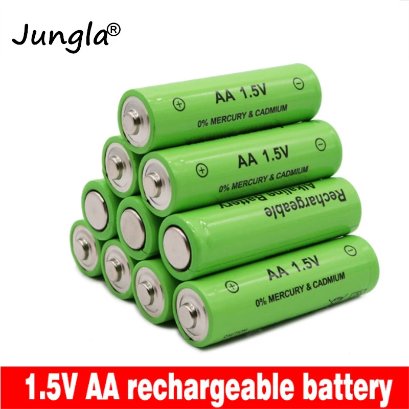 

Free shipping 100% New Brand AA rechargeable battery 4000mah 1.5V New Alkaline Rechargeable batery for led light toy mp3