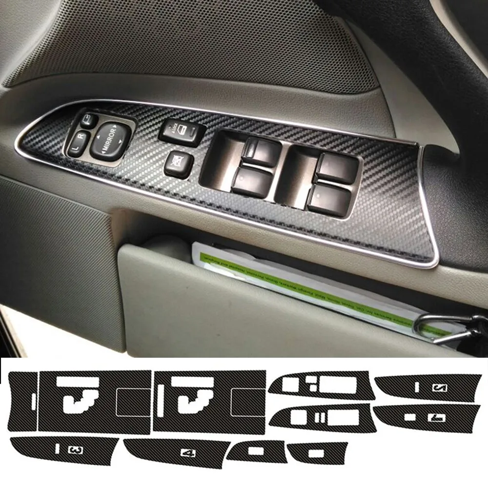 

7 шт., автомобильные наклейки для салона LEXUS IS250 300 350-2006