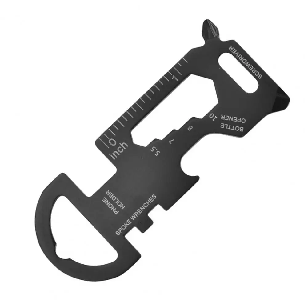 

Multitool Card Bottle Opener Key Ring Anti-rust High Hardness Multi-use Tool Set for Hiking