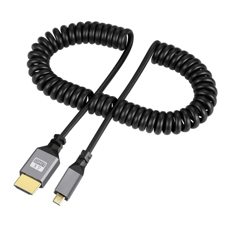 Гибкий микроHDMI-HDMI кабель 0 5-2 4 м