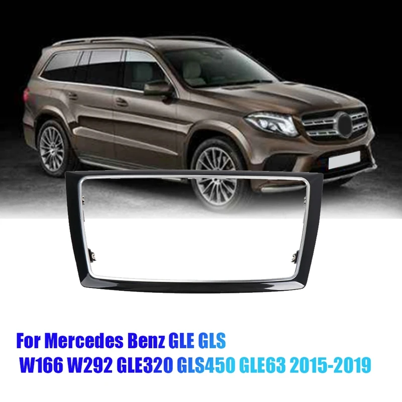 

1666802317 CD проигрыватель панель отделка Радио Аудио чехол для Mercedes Benz GLE GLS W166 W292 2015-2019