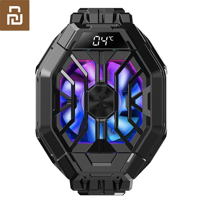 

Xiaomi Youpin Heat Sink Back Clip Silent Screen Display Phone Cooler Dazzling Beautiful Intelligent Cooling Device Fast Cooling