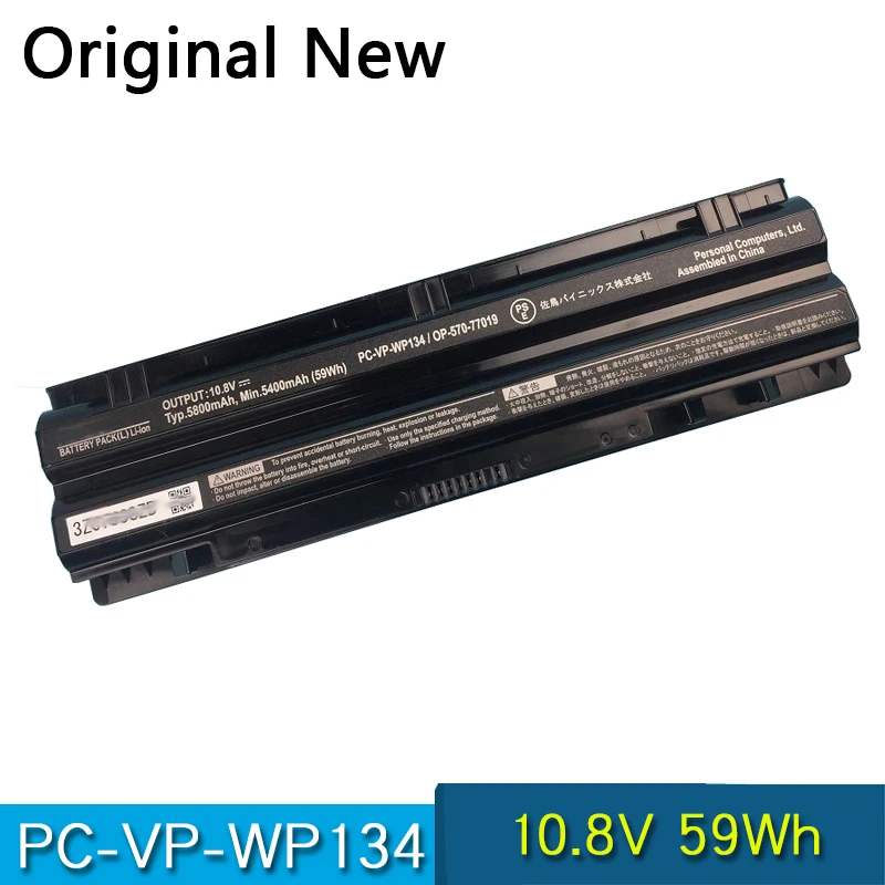 

Новый оригинальный аккумулятор PC-VP-WP134 OP-570-77019 для Ноутбука NEC VK24L VK30H VK27M VK25L VJ30H 10,8 V 59Wh