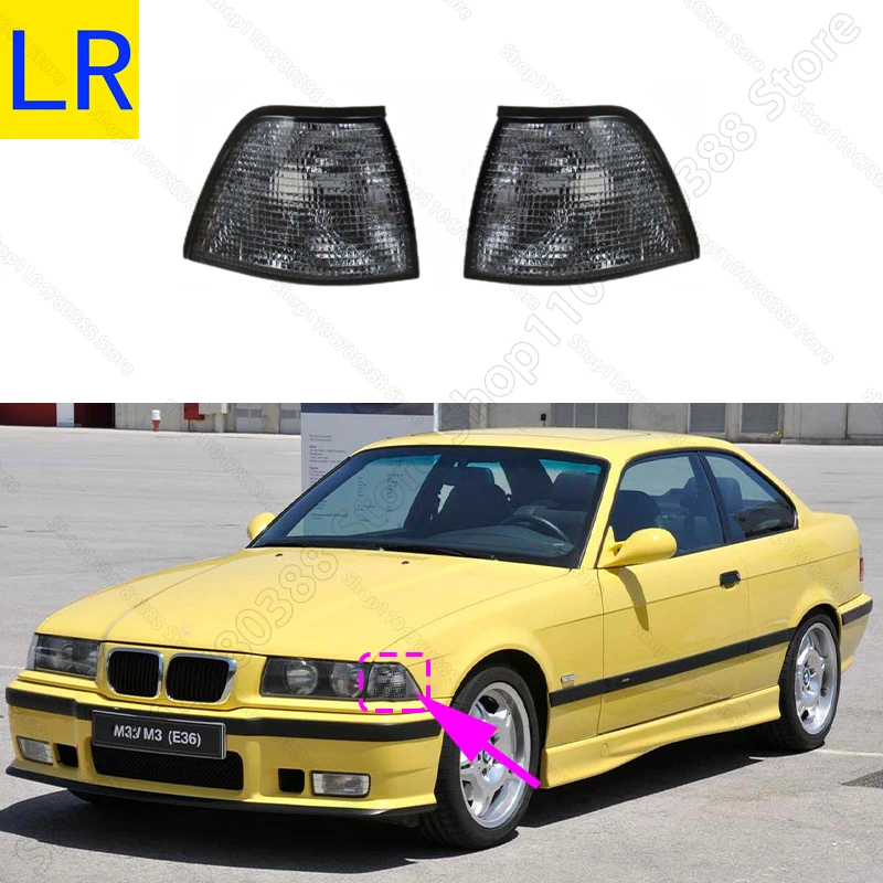 

Угловой указатель поворота автомобиля для 1991-1999 E36 BMW 318i 318ti 320i 325i 328i M3 4DOOR Белый Желтый Серый 63138353279 63138353280