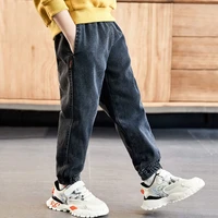 2022 boys clothes slim straight jeans classic bottoms children denim clothing long pants kids baby boy casual trousers