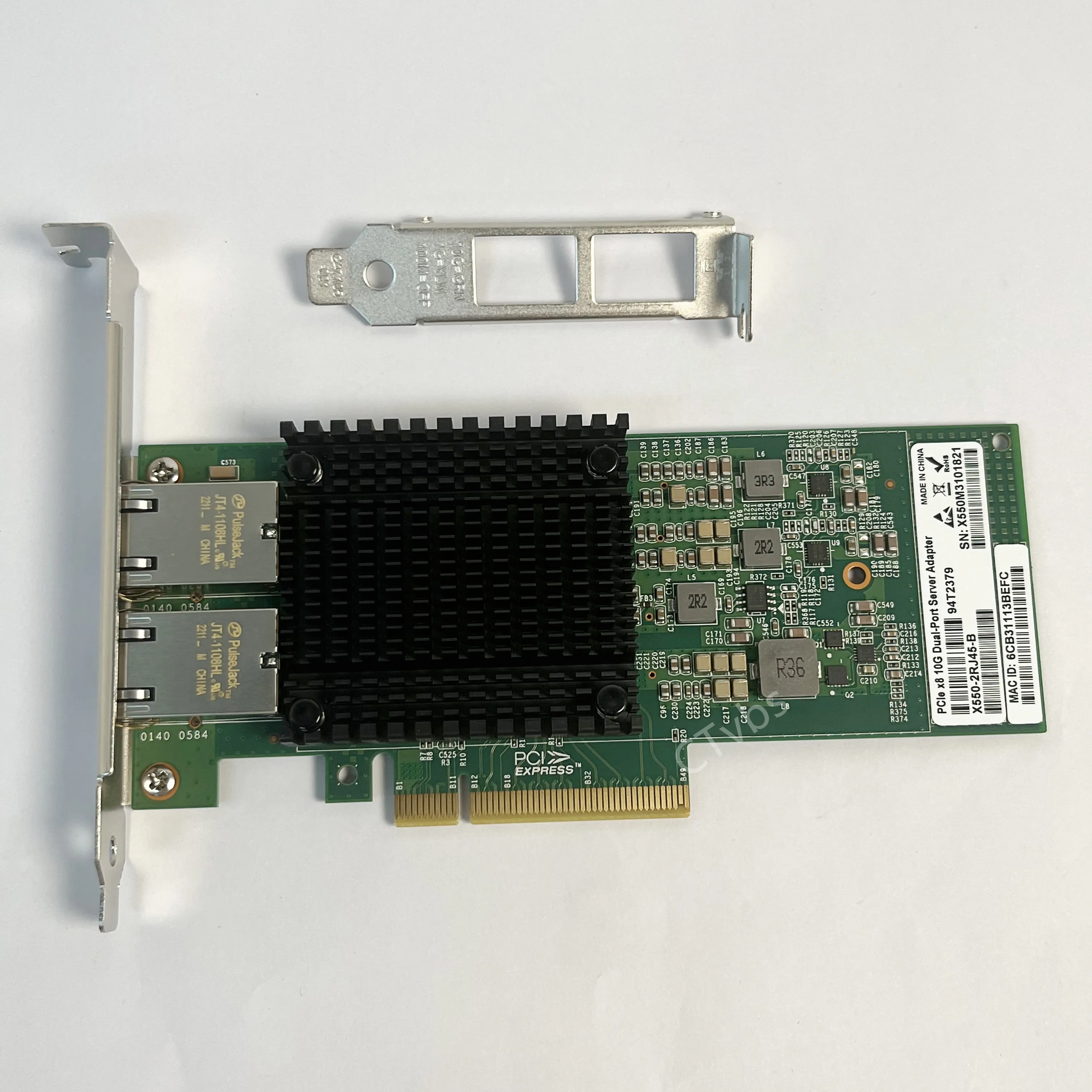 X550-T2 Intel 10Gigabit Dual Port Ethernet Server Adapter GbaseT PCIe x8 v3.0