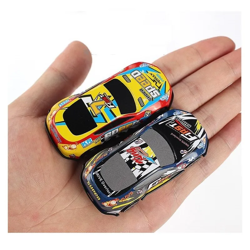 

6Pcs Racing Car Model Toy Alloy Iron Shell Taxi Model Inertia Sliding Rail Car Mini Small Gift Toys For Children Boys