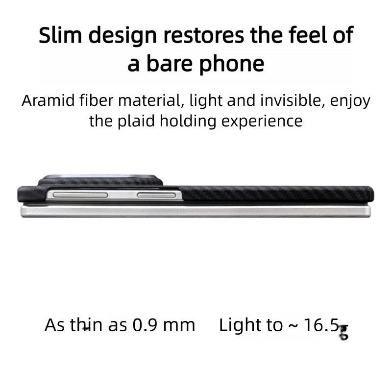 Фото Настоящее арамидное волокно для чехла Magsafe для Samsung Galaxy Z Fold8 ZFold 8. Ультратонкий, противоударный, легкий чехол с магнитным держателем. №3
