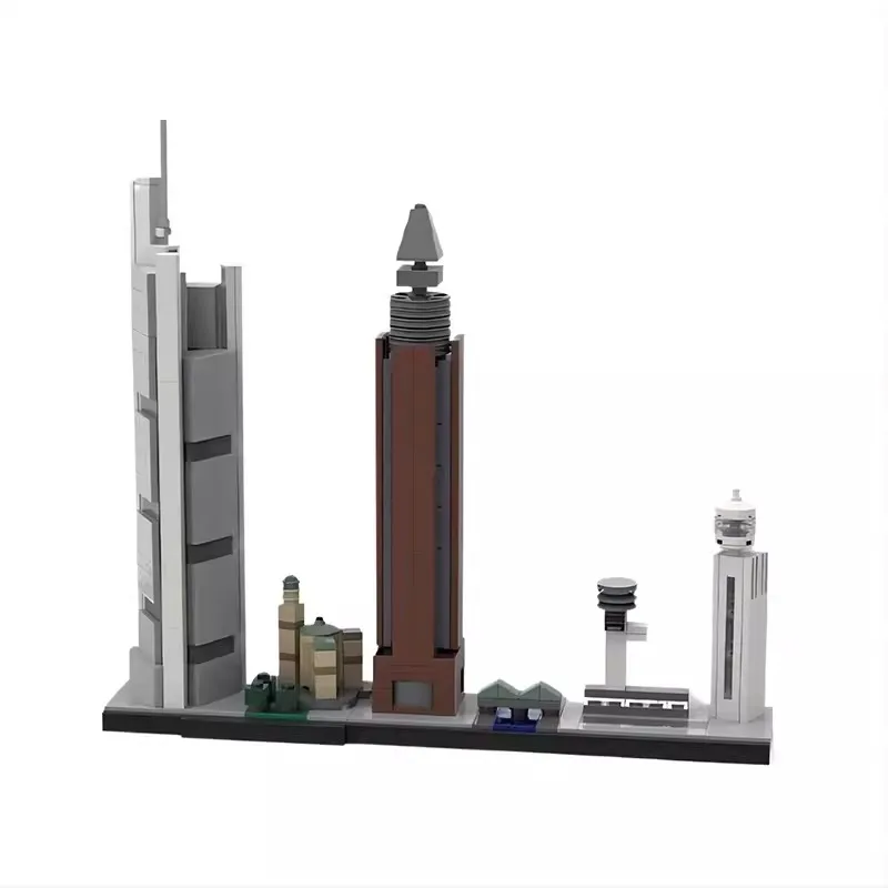 Фото Конструктор Bricklink строительные блоки здания Франкфурта Bremen Cleveland Нью-Йорк Венеция Берлин игрушки №3