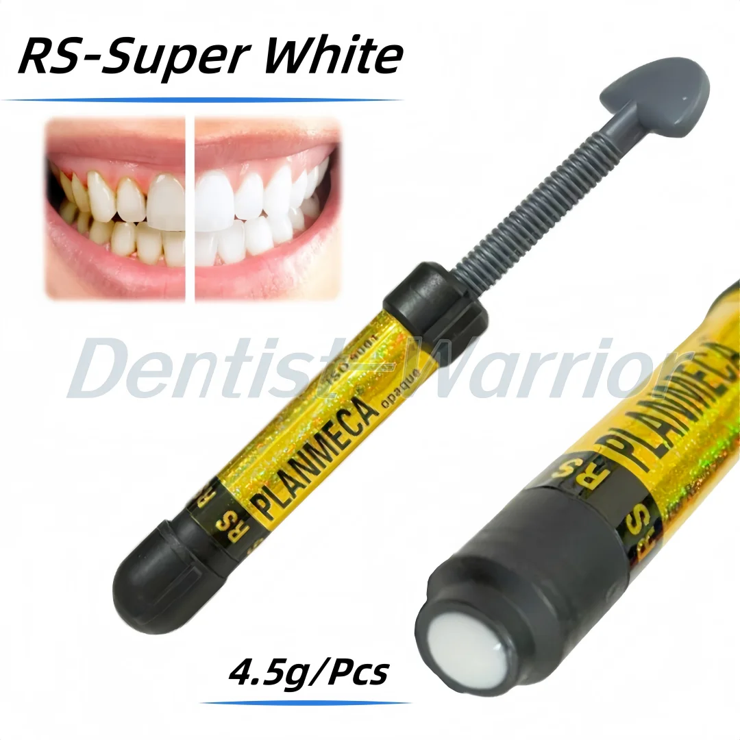Фото Стоматологический композитный материал RS Super White Hybrid для эстетического восстановления зубов, отбеливания и реставрации, 4.5г №1