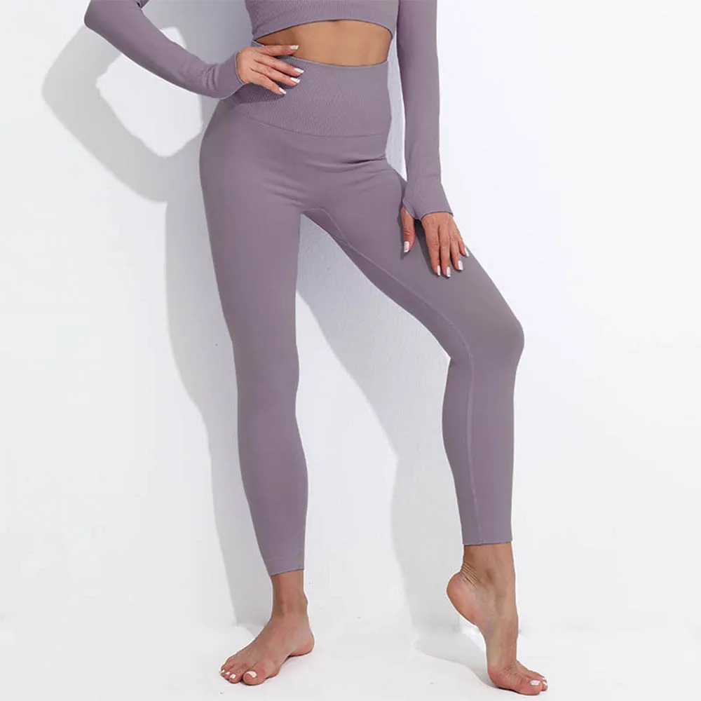 New Seamless Yoga Leggings High Waist Scrunch Butt Klein Blue Sport Pants Women Running Fitness Tights Push Up Workout GYM Girl