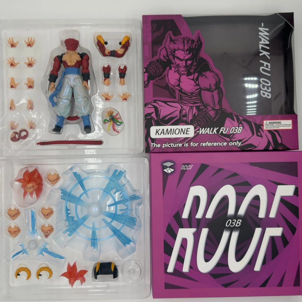 Фото В наличии: Коллекционная фигурка Tonsen/KAMIONE Studio Dragon Ball Fusion Warrior SSJ4 Gogeta, масштаб 1/12, подвижная модель №3