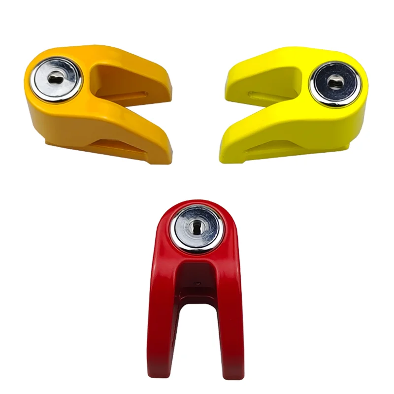 

Bike Anti-Theft Disc Brake Safety Lock for Motorcycle Scooter Bike Road Brake Disc Brake Wheel Lock Mountain,Yellow