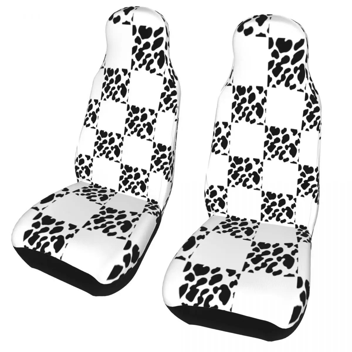 

Dalmatian Cartoon Dog Skin Universal Car Seat Cover Protector Interior Accessories AUTOYOUTH Car Seat Mat Fabric Seat Protector