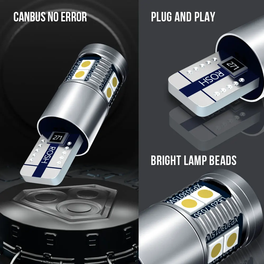 2 шт. W5W T10 Светодиодные парковочные огни габаритные Canbus для Land Rover Discovery LR2 3 LR3 4 LR4