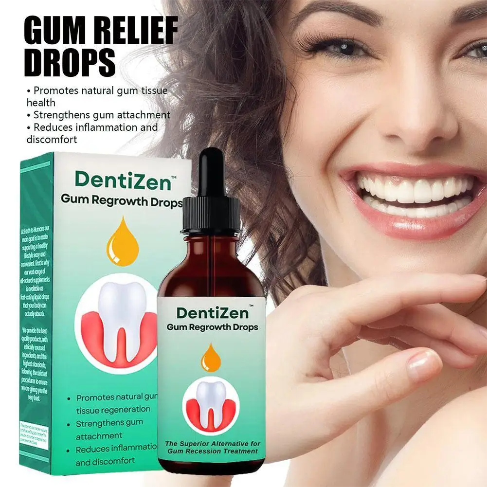 

30ml Gum Regrowth Drops Relieve Mouth Sores Blisters Care Pain Oral Gum Treatment Clean Antibacteria Pharyngitis Periodonta L8O9