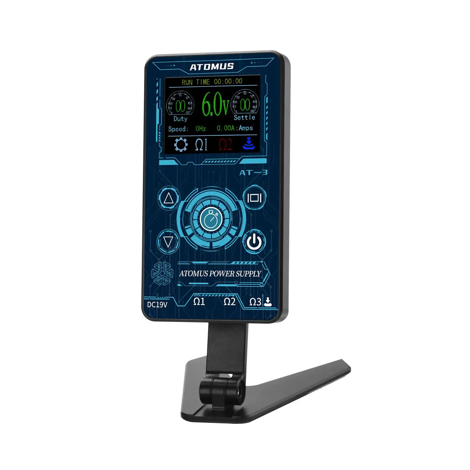 

Tattoo Power Supply Timing Function with Cord Intelligent Digital LCD Digital Dual Pedal Mode Tattoo Supplies for All Machine