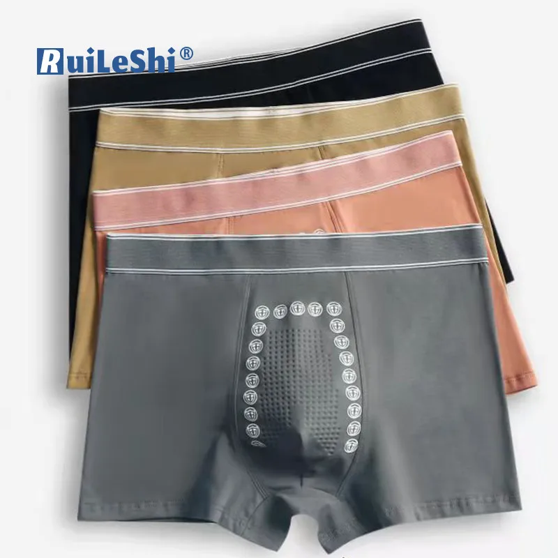 

Men's Shorts Pure Cotton Underwear Graphene 3A Grade Antibacterial Moisture Absorbent Soft Elastic Waistband Male Panties Boxer
