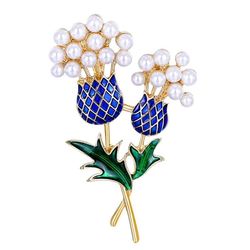 

Delicate Oil Drop Pearl Enamel Brooches Plant Fruit Fashion Brooch Weddings Bouquet Clothes Jewelry Accessories Gift