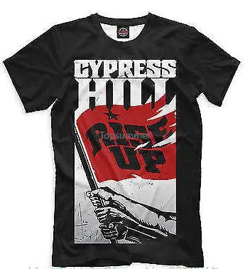 

New T-Shirt Music Cypress Hill Rise Up Cool Designe Hq Print Tops Tees Printed Men T Shirt