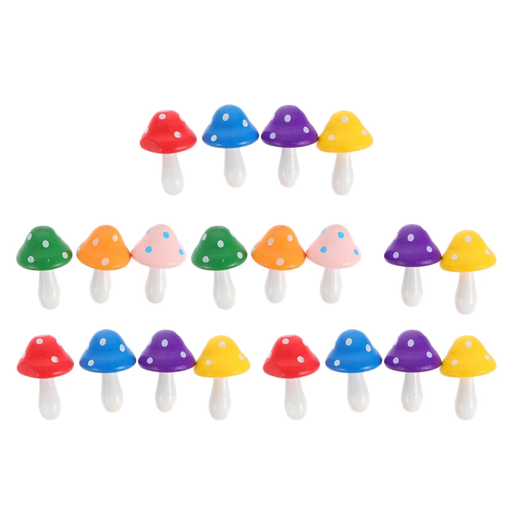 

Garden Figurines Mushroom Fairy Miniature Decor Mini Pot Ornamentornaments Landscape Micro Gardens Topper Cake Accessories