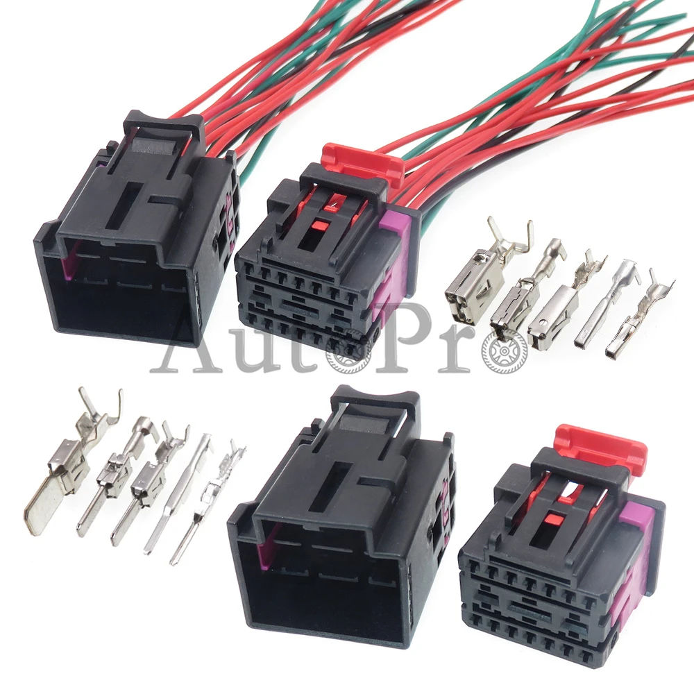 1 Набор 17 отверстий 4F0972483 4F0972575A автомобильные композитные розетки для VW Audi 4F0972575 автомобильный проводной терминал Электрический разъем