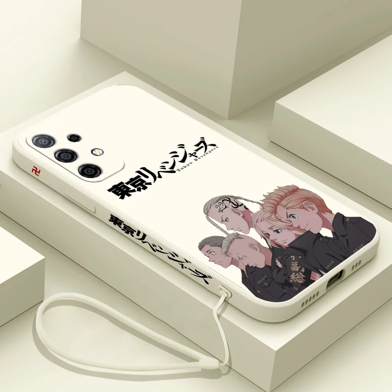 

Tokyo Revengers Anime Phone Case For Samsung A53 A50 A12 A52 A52S A51 A72 A71 A73 A81 A91 A32 A22 A20 A30 4G 5G with Hand Strap