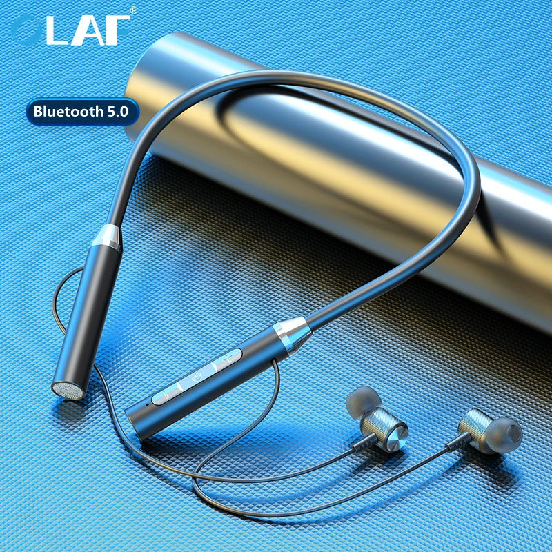 Беспроводные наушники Bluetooth 5,0, наушники с шейным ободом, проводные магнитные спортивные водонепроницаемые TWS-наушники, Bluetooth-гарнитура с микрофоном