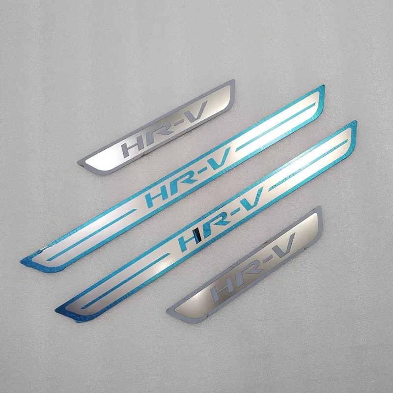 

Auto Part Fit For Honda HRV HR-V Vezel 2014 2015 2016 Stainless Steel Scuff Plate Door Sill Guards Thresholds Cover Trims 4Pcs K