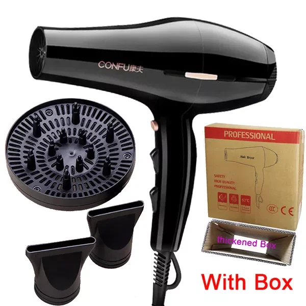 Confu professional 2300W Hair dryer family Barber Shop Hair dryer high-power hot and cold air wind does not hurt hair enlarge