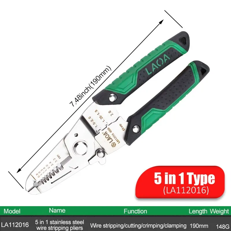 

LAOA Плоскогубцы 5 в 1 из нержавеющей стали