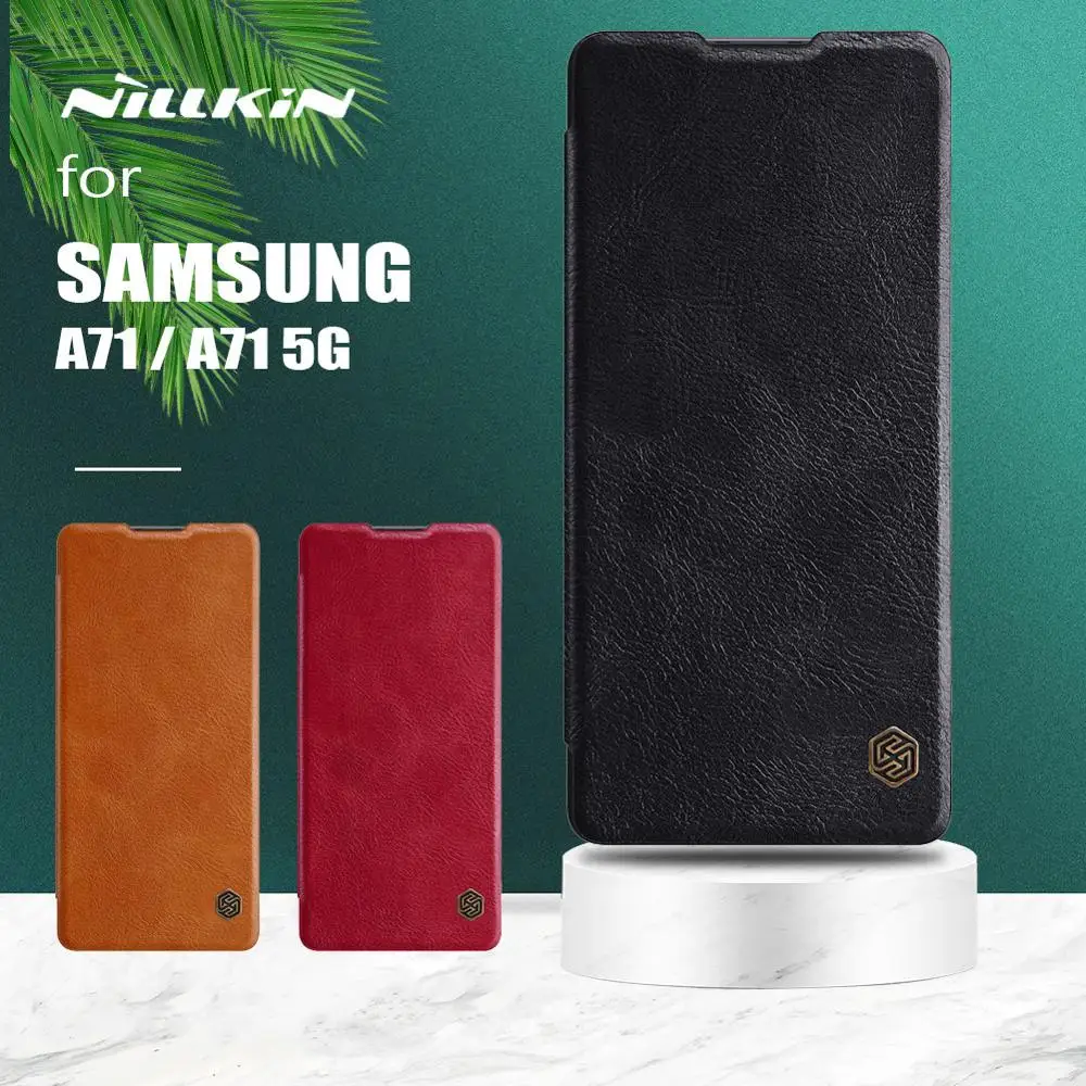 

Кожаный чехол-книжка для Samsung Galaxy A71