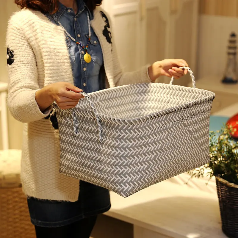 

Japanese simple dirty clothes basket storage basket sorting basket large clothes basket toy basket snack basket