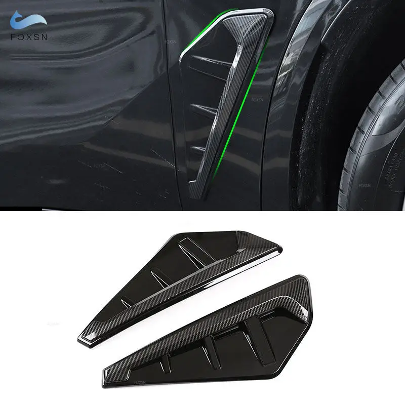 

For BMW X5 G05 M Series X5M 2019 2020 2021 2pcs Car Exterior Side Wing Air Flow Fender Grill Outlet Intake Vent Protective Trim