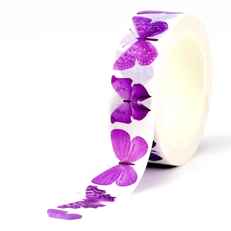 

GREATHOPE WASHI TAPE Фиолетовый декоративный скотч