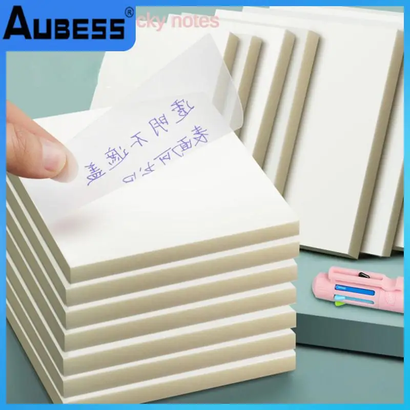 

Unveiling Visible Bottom Content Transparent Office Supplies Waterproof And Durable Not Easily Broken Notepad Pet