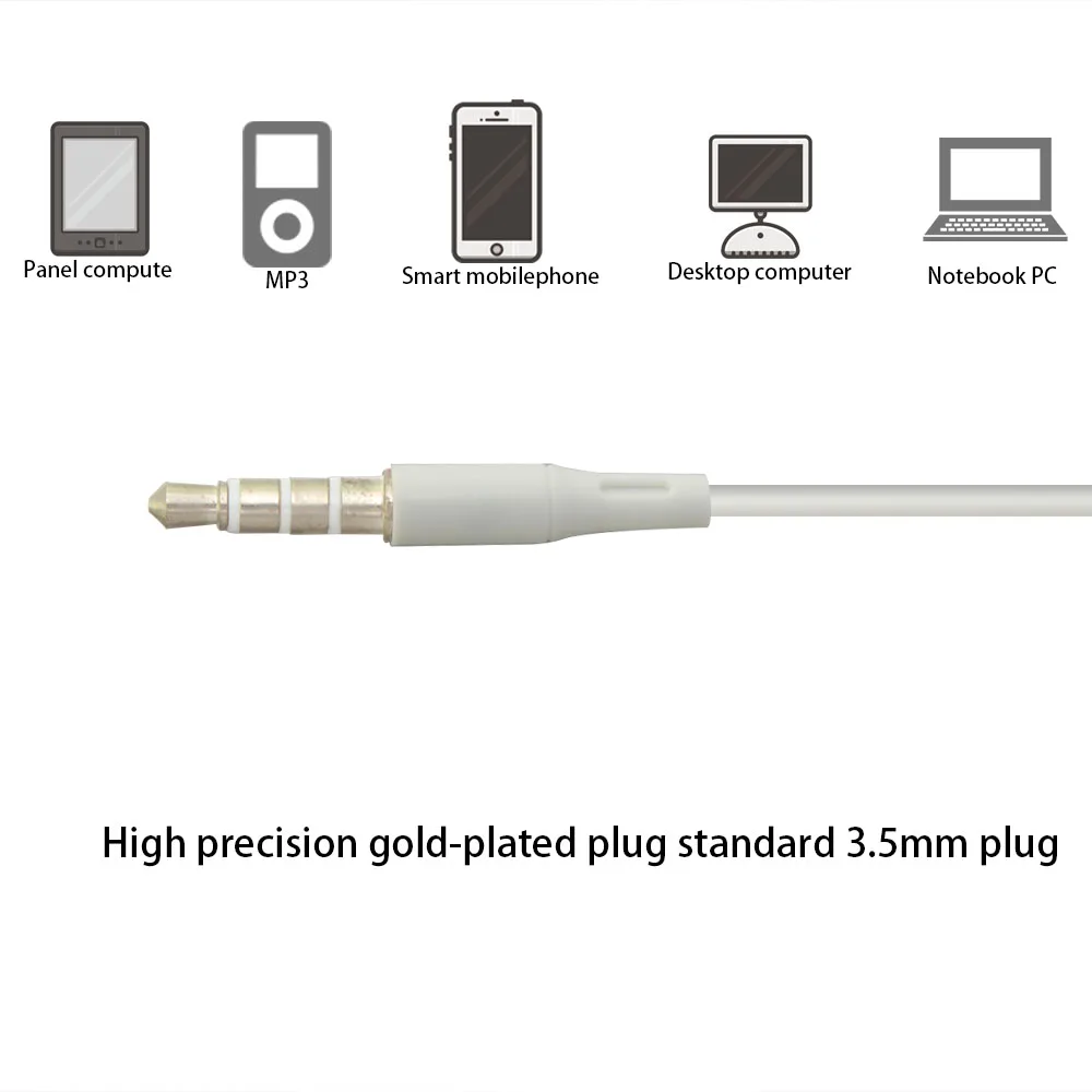 Проводная игровая гарнитура CHYI наушники-вкладыши с микрофоном Handsfree Hifi стерео