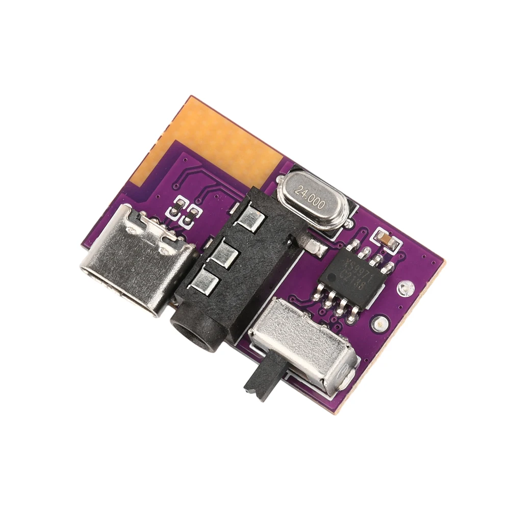 Фото DC3.5V-5V 5W Моно аудиоусилитель Плата декодирования Bluetooth поддерживает пару TWS TYPE-C №3