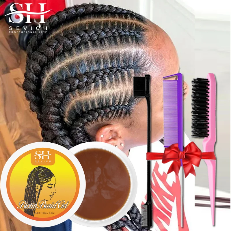 Гель для контроля краев Африканский Черный кастет дополнительно держать оплетку