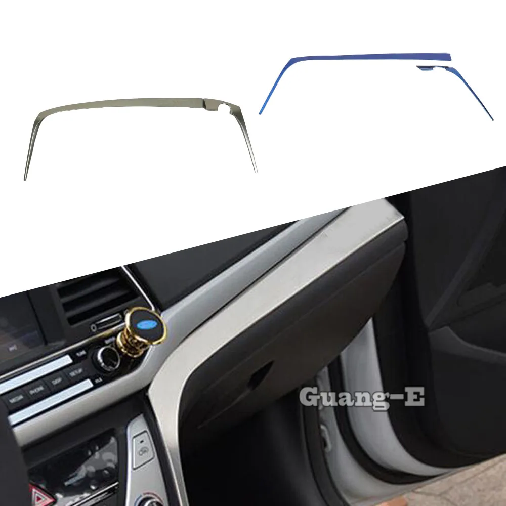 

For Hyundai Elantra Avante 2016 2017 2018 2019 2020 Car Cover Detector Stick Middle Co-pilot Glove Box Front Trim Panel 2Pcs