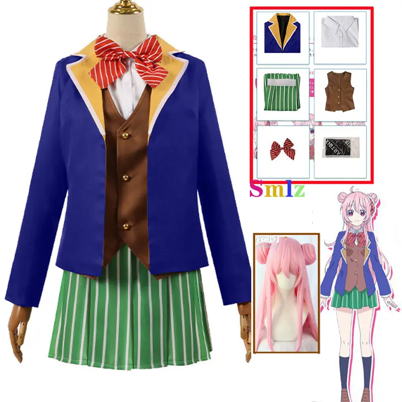 

Matsuzaka Satou Cosplay Anime Happy Sugar Life Cosplay Koube Shio Costume Women Costume Girls School Uniforms Sailor Suits