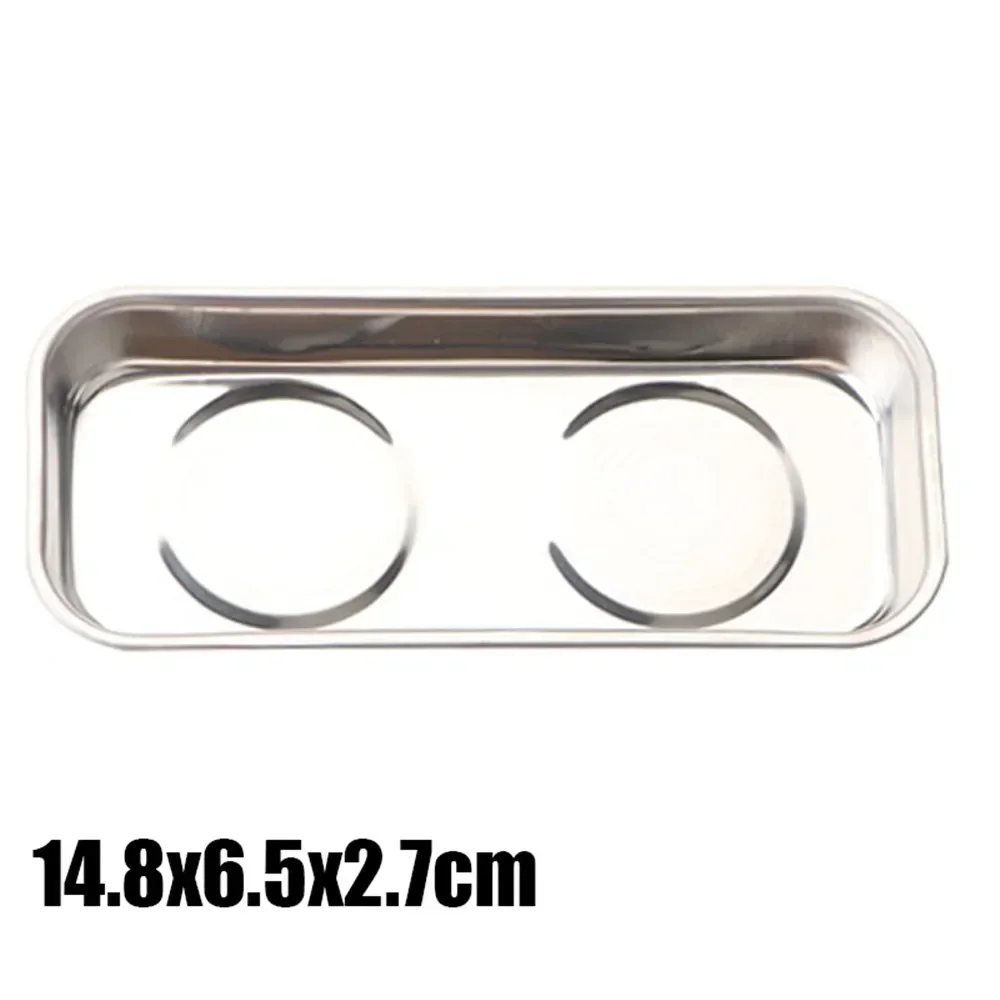 

Стальной с магнитным лотком, инструмент для хранения деталей, магнитный инструмент, магнитные детали из нержавеющей стали, винты, розетки, болты, булавки