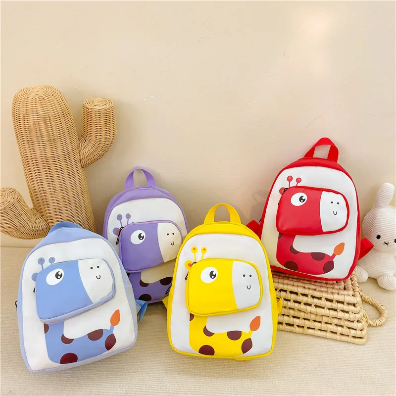 New Kindergarten School Bag Fashion Cute Cartoon Deer Children's Backpack 2-5 Years Old Boys and Girls Backpack Children Gift