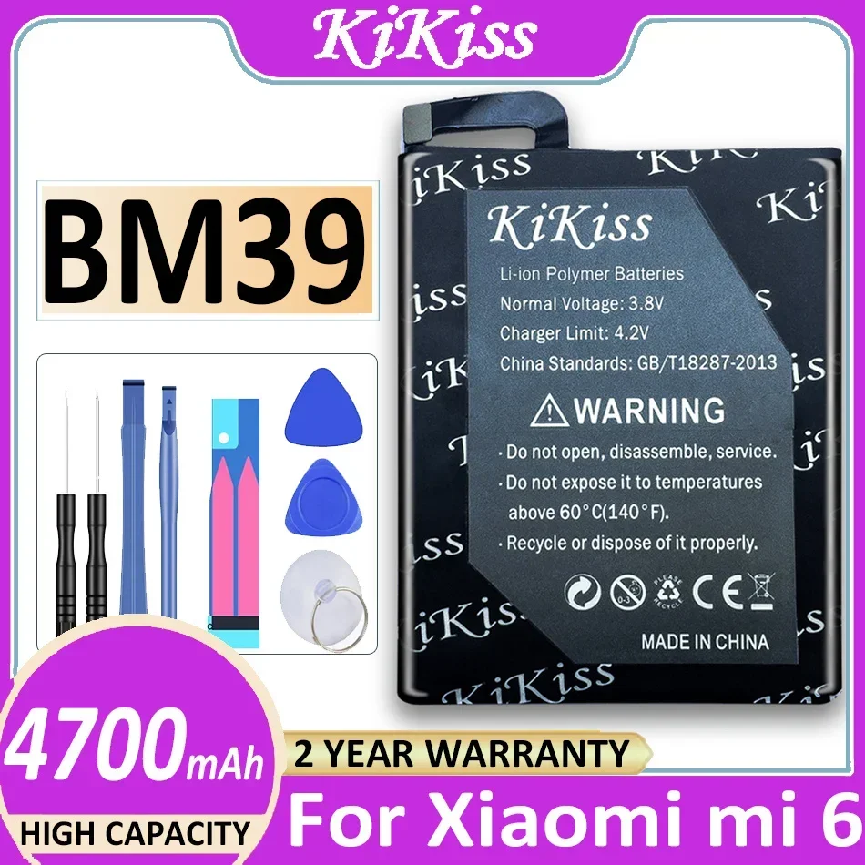 Аккумулятор для Xiao Mi BM39 BM 39 4700 мАч Xiaomi Mi6 M6/для 6 мобильный телефон аккумулятор +