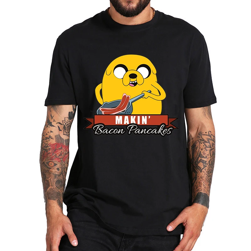 

Adventure Time Summer Fashion T Shirts Men Waifu Printed T-shirt Funny Tees Harajuku Cool Tops