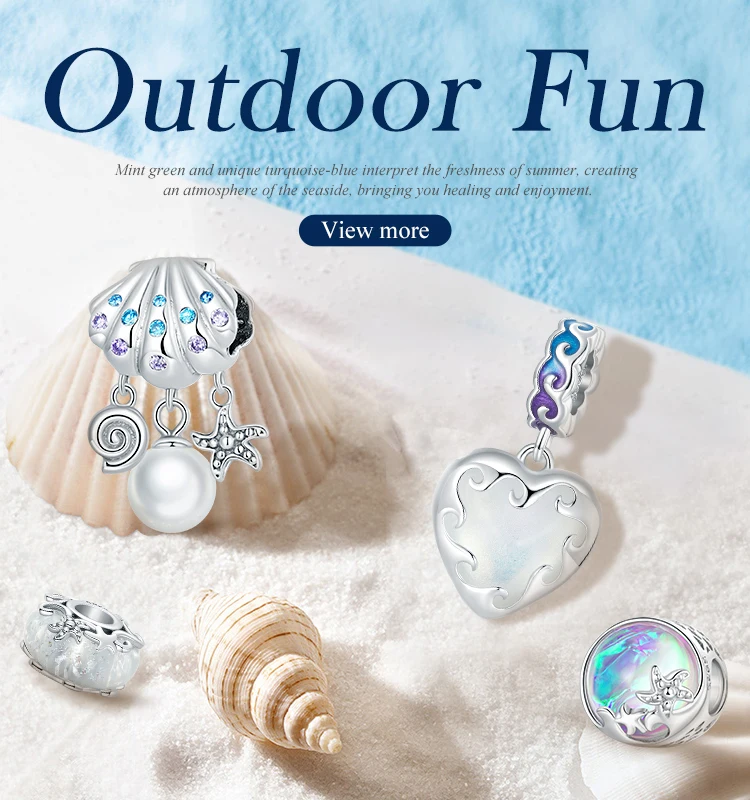 WOSTU 925 стерлингового серебра океана серии Радуга смолы натуральный жемчуг